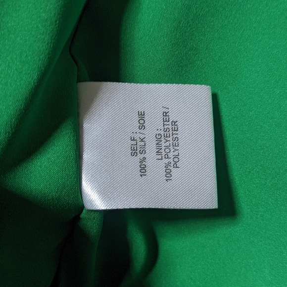Tanya Taylor Nomi Green Silk Wrap Dress 4 - Picture 9 of 11